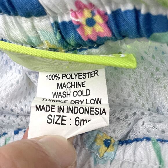 Classic Whimsy Striped Tropical swim Shorts - Picture 4 of 6